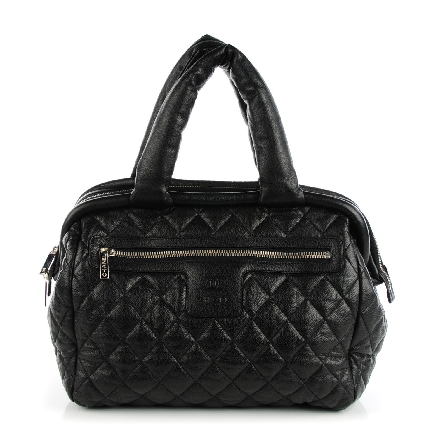 Chanel Caviar Coco Cocoon Bowler Black 1 of 7