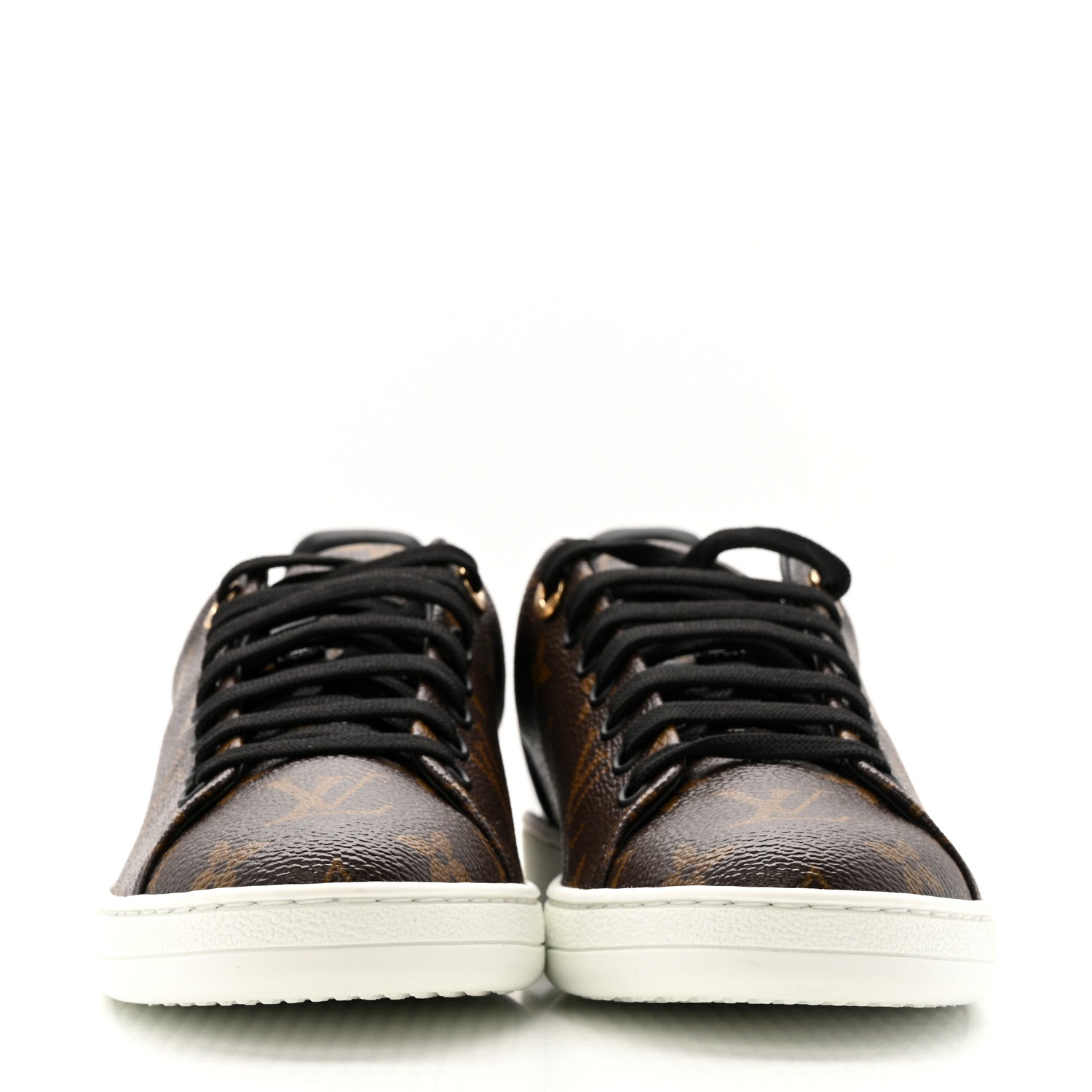 Louis Vuitton Patent Monogram Frontrow Sneakers 38 2 of 10