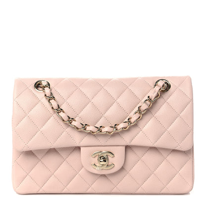 Chanel Caviar Quilted Small Double Flap Light Pink 1 of 9