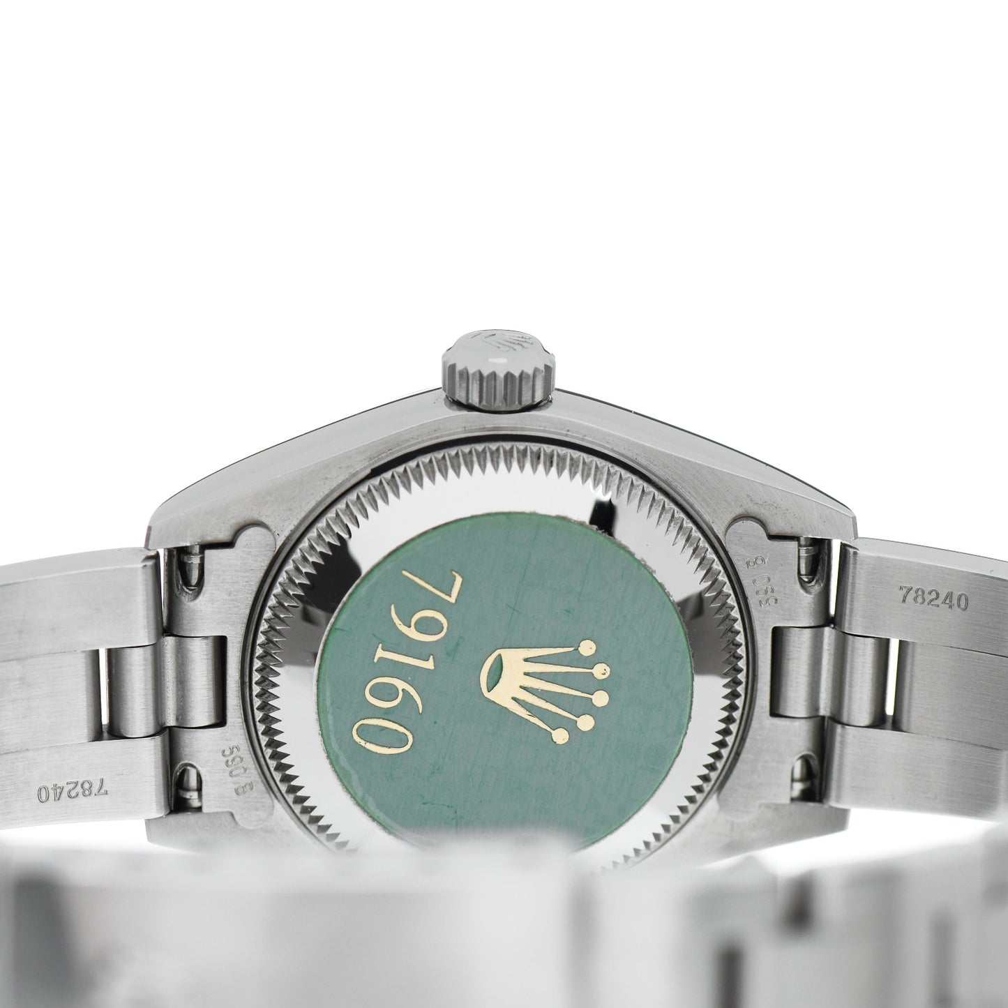Stainless Steel 26mm Oyster Perpetual Date Watch Blue 79160