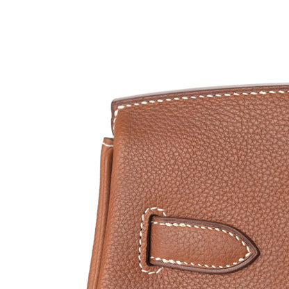 Hermes Natural Barenia Faubourg Birkin 35 Fauve 17 of 21