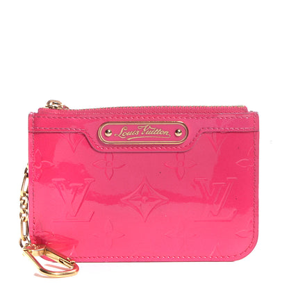 Louis Vuitton Vernis Key Pouch Rose Pop 1 of 7