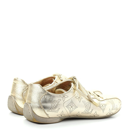 Louis Vuitton Mahina Sneakers 36 Gold 4 of 10