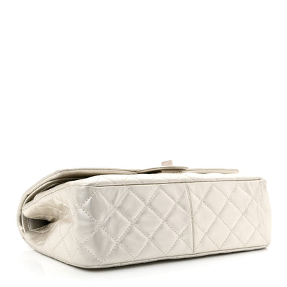 Chanel Metallic Lambskin Quilted 2.55 Reissue 227 Flap Silver 4 of 12