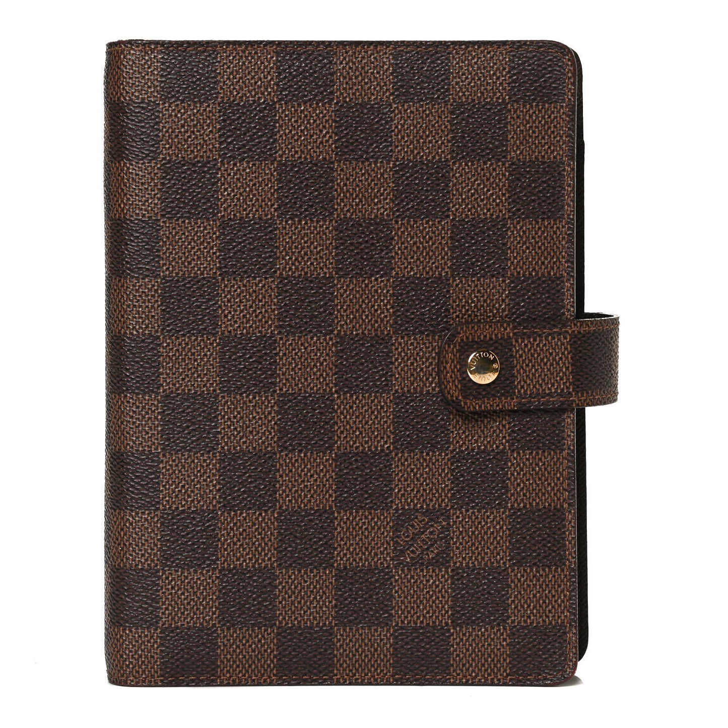 Damier Ebene Medium Ring Agenda Cover