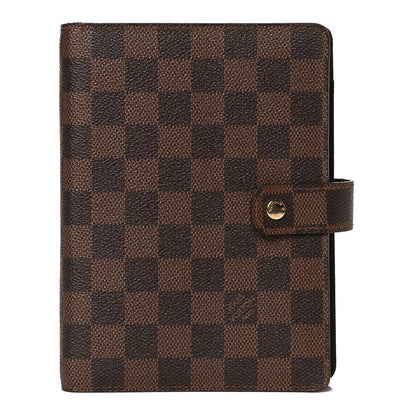 Louis Vuitton Damier Ebene Medium Ring Agenda Cover 1 of 11