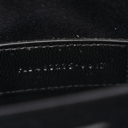 Saint Laurent Calfskin Y Quilted Monogram Loulou Crossbody Clutch Storm 7 of 12