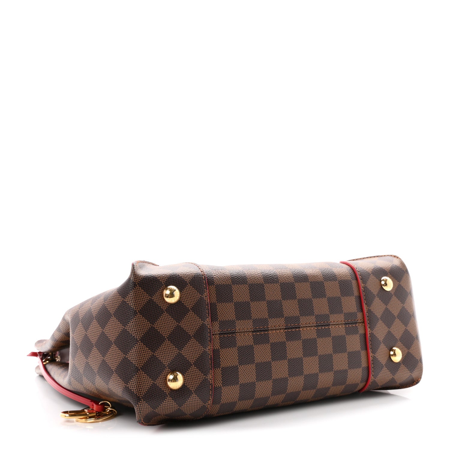 Louis Vuitton Damier Ebene Caissa Hobo Cherry 3 of 10