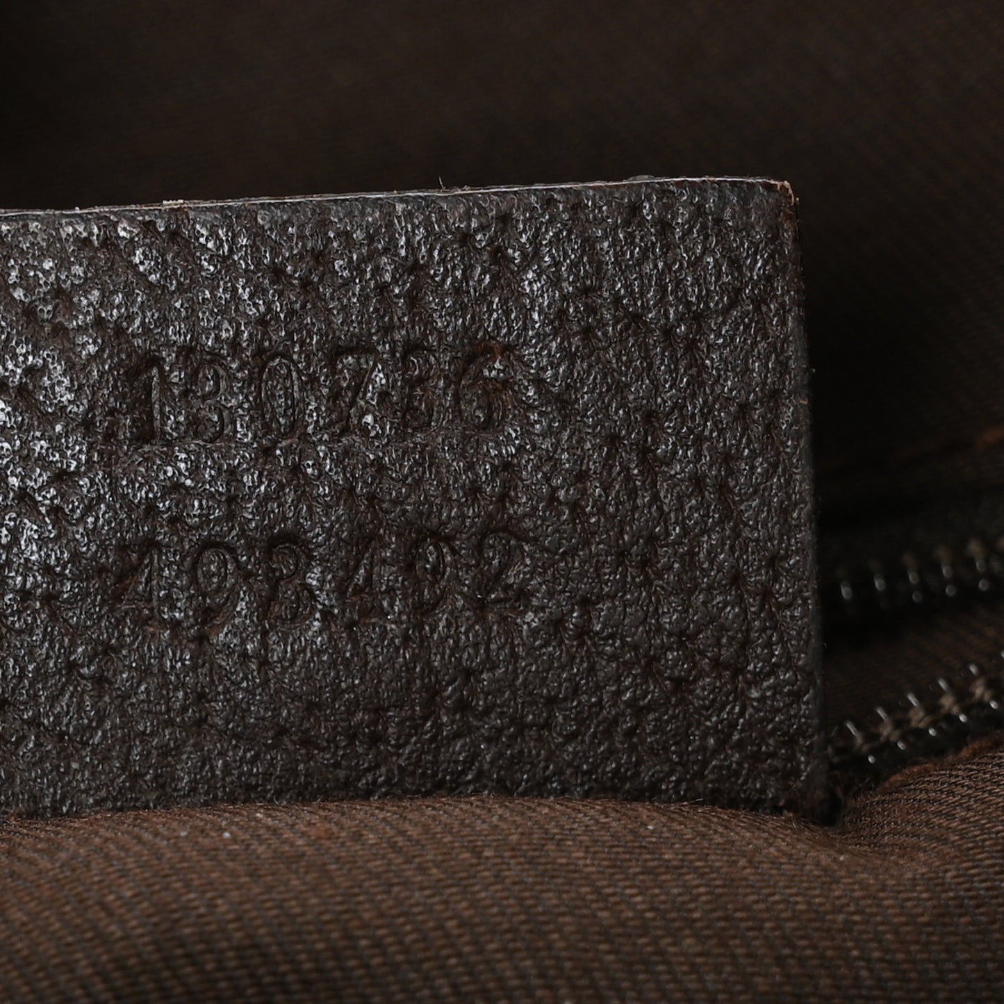 Monogram Medium Abbey Shoulder Bag Dark Brown