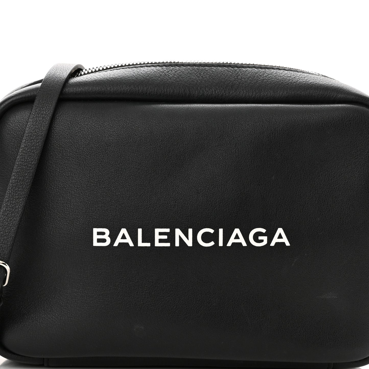 Calfskin Logo XS Everyday Camera Bag Black
