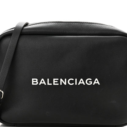 Balenciaga Calfskin Logo XS Everyday Camera Bag Black 7 of 10