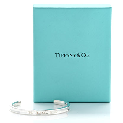 Tiffany Sterling Silver Narrow 1837 Cuff Bracelet 4 of 4