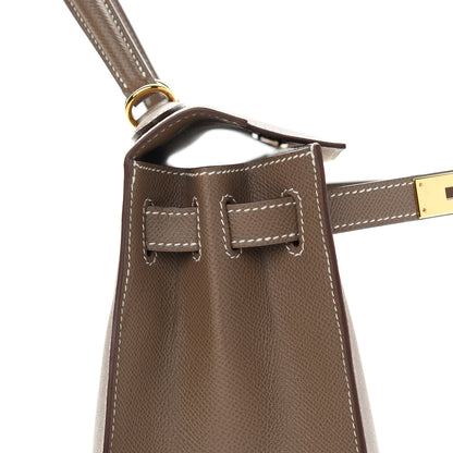 Hermes Epsom Kelly Sellier 28 Etoupe 26 of 39