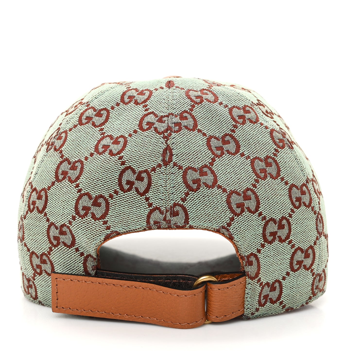 Monogram New GG Baseball Hat L Azure Harness Brown