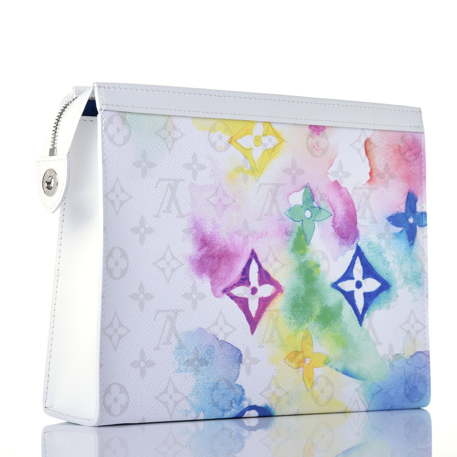 Louis Vuitton Monogram Watercolor Pochette Voyage MM Multicolor 3 of 9
