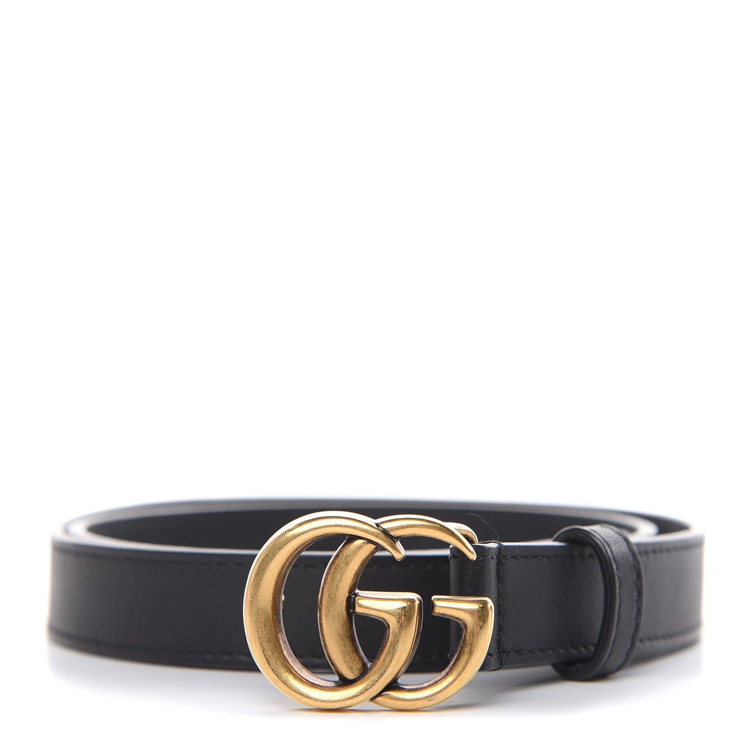 Calfskin Double G 20mm Belt 70 28 Black