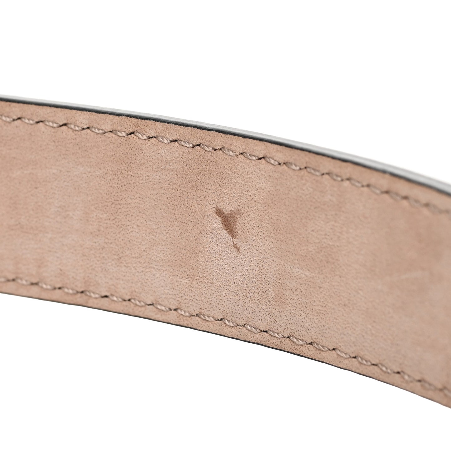 Calfskin Framed Double G Belt 95 38 Black