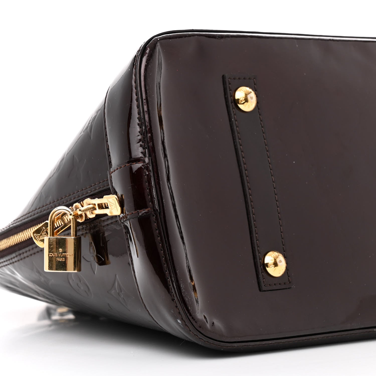Louis Vuitton Vernis Alma GM Amarante 9 of 14