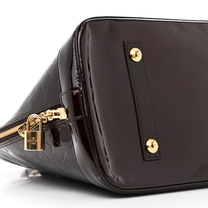 Louis Vuitton Vernis Alma GM Amarante 9 of 14