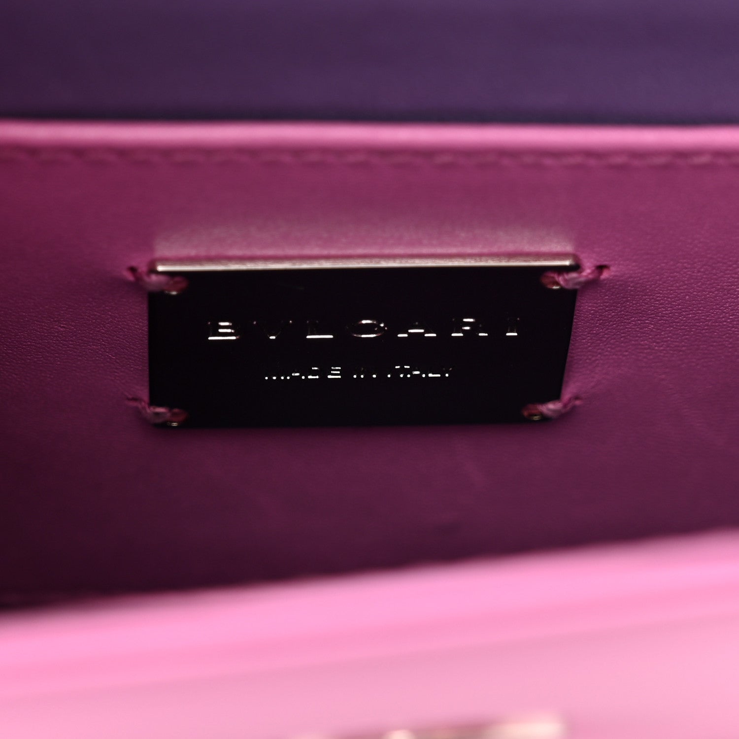 Bulgari Calfskin Galuchat Serpenti Forever Crossbody Bag Pink 7 of 13