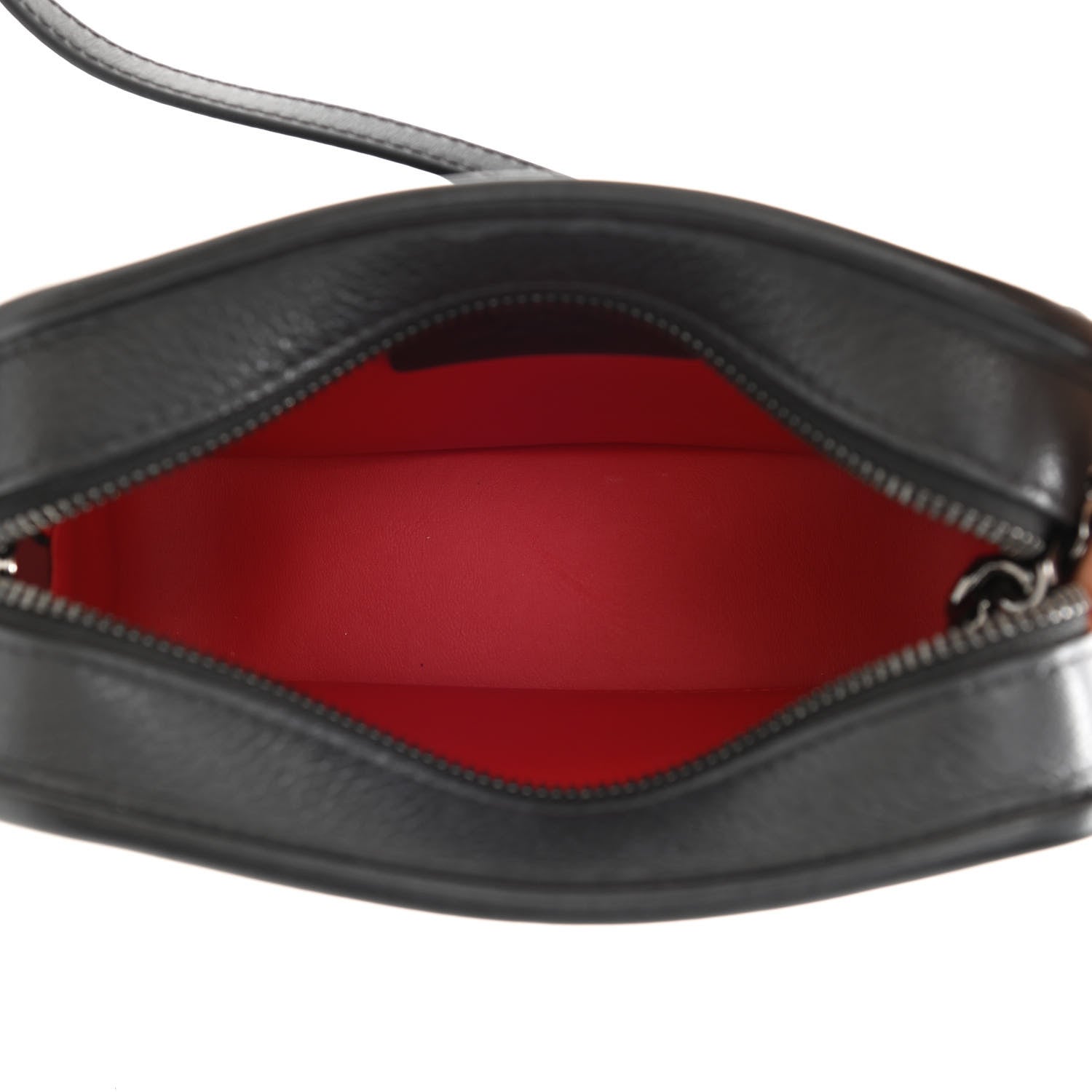 Christian Louboutin Calfskin Small Radioloubi Black 5 of 10