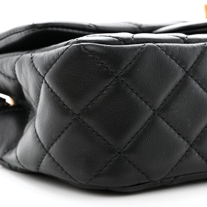 Chanel Lambskin Quilted Mini Rectangular Pearl Crush Flap Black 8 of 11