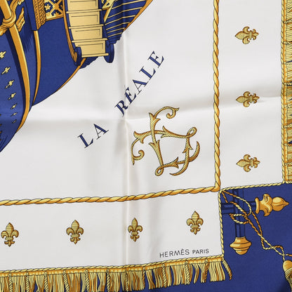 Hermes Silk Vue Du Carosse De La Galere La Reale Scarf 90 11 of 11