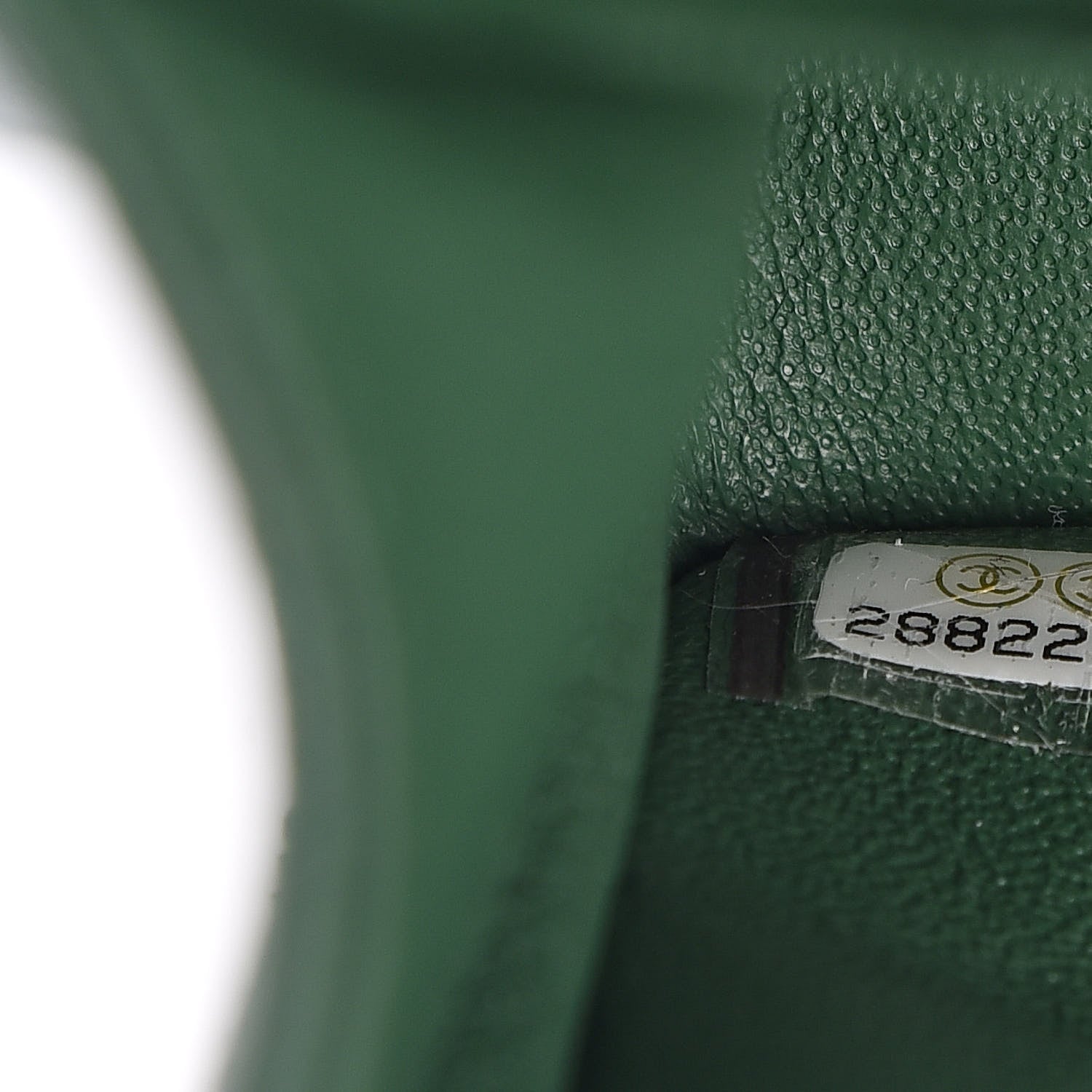 Chanel Lambskin Quilted Medium Double Flap Green 7 of 11