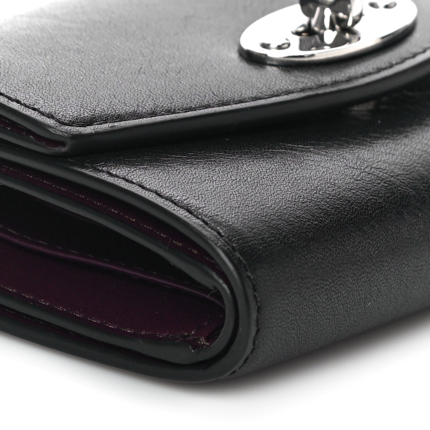 Mulberry Classic Grain Small Darley Wallet Black 9 of 12