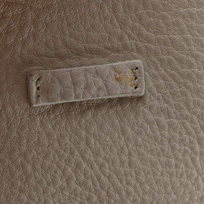 Mansur Gavriel Tumbled Calfskin Backpack Bag White 10 of 10
