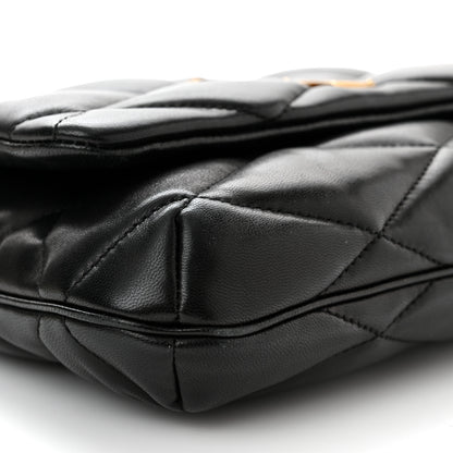 Saint Laurent Lambskin Quilted Le 57 Diamond Shoulder Bag Black 9 of 10