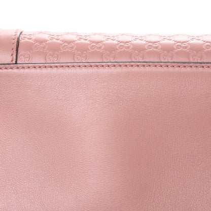 Gucci Soft Microguccissima Small Zippered Satchel Soft Pink 18 of 19
