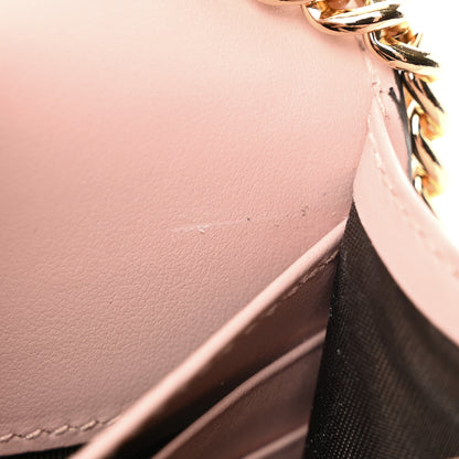 Gucci Calfskin GG Matelasse Chain Wallet Perfect Pink 10 of 12