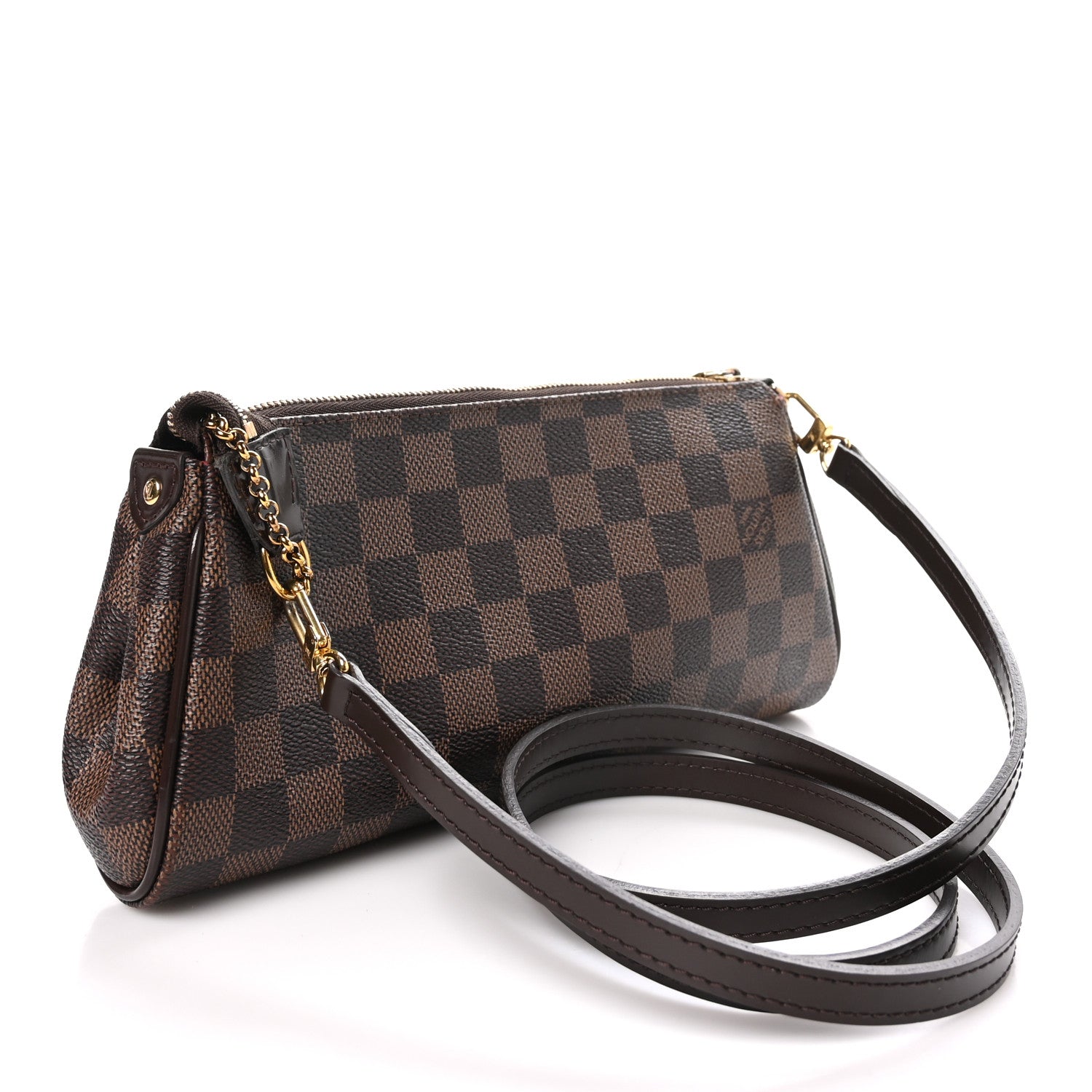 Louis Vuitton Damier Ebene Eva Clutch 3 of 10