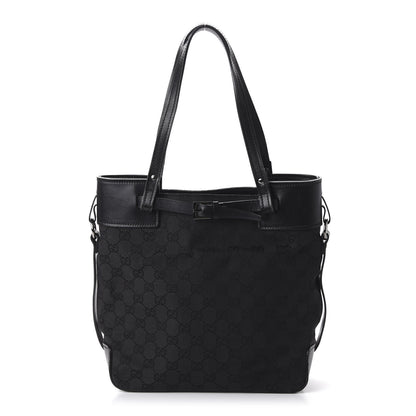 Gucci Monogram Small Bucket Tote Black 1 of 11