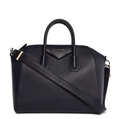 Givenchy Sugar Goatskin Medium Antigona Navy 1 of 8