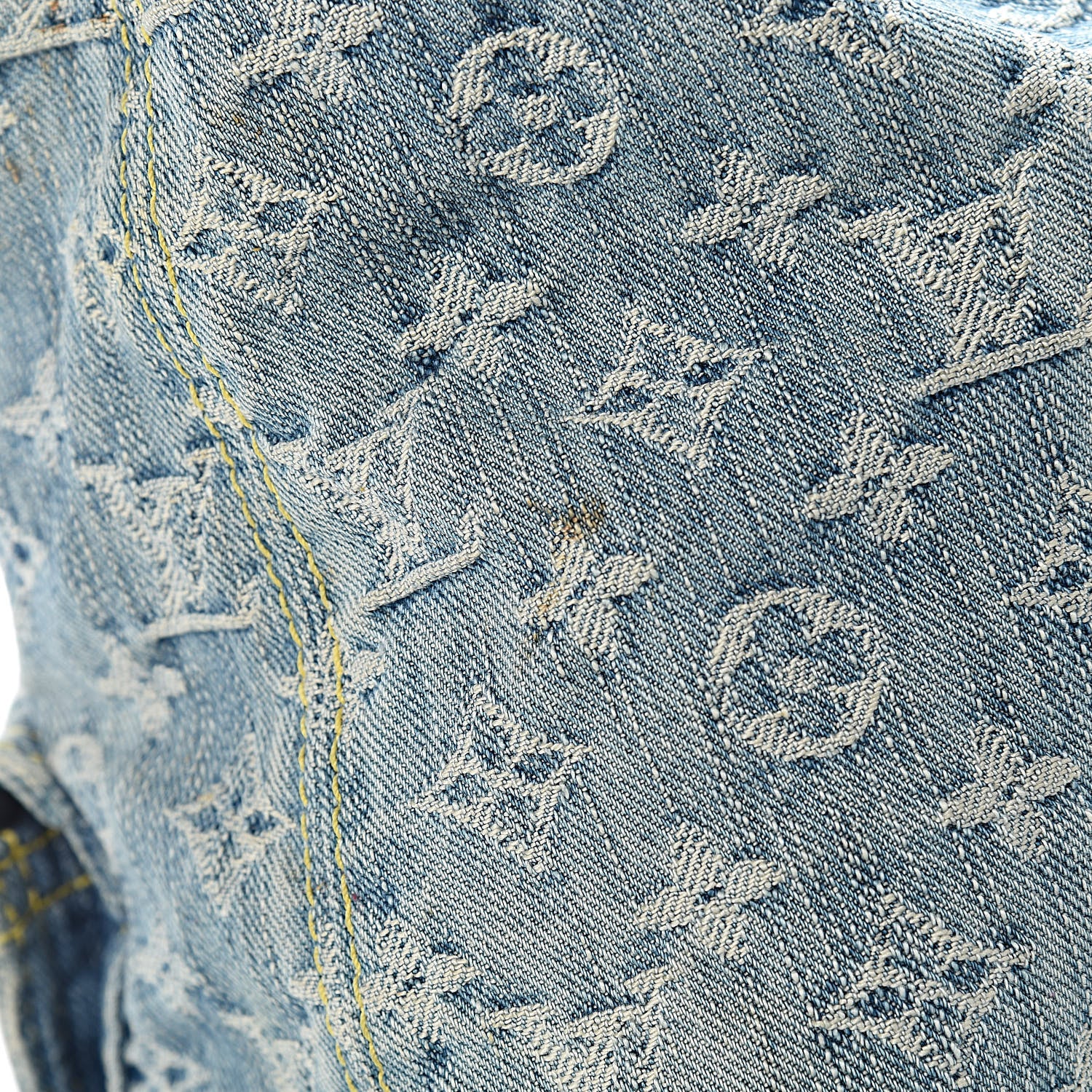 Louis Vuitton Denim Baggy GM Blue 12 of 14