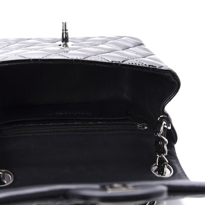 Chanel Patent Calfskin Quilted Mini Square Flap Black 5 of 10