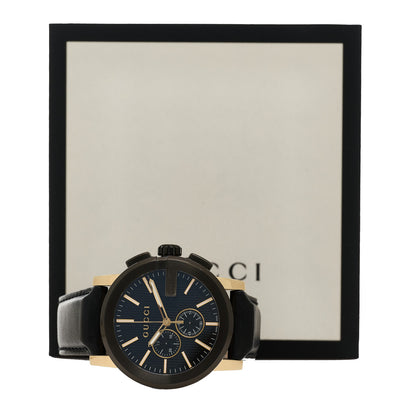 Gucci PVD Stainless Steel Calfskin 44mm G-Chrono Quartz Watch Black 5 of 5