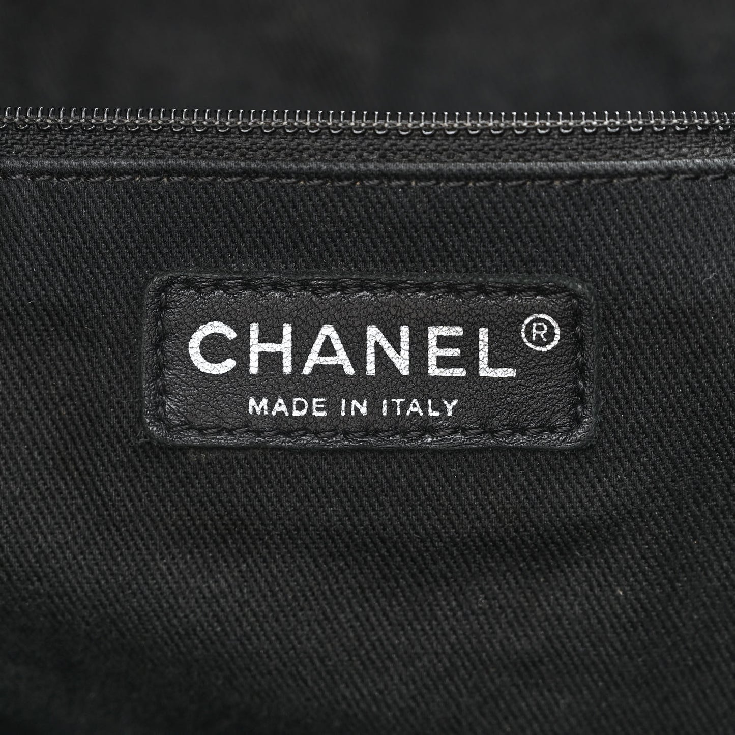 Calfskin Perforated Up In The Air Tote Black
