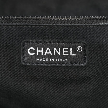 Chanel Calfskin Perforated Up In The Air Tote Black 6 of 10