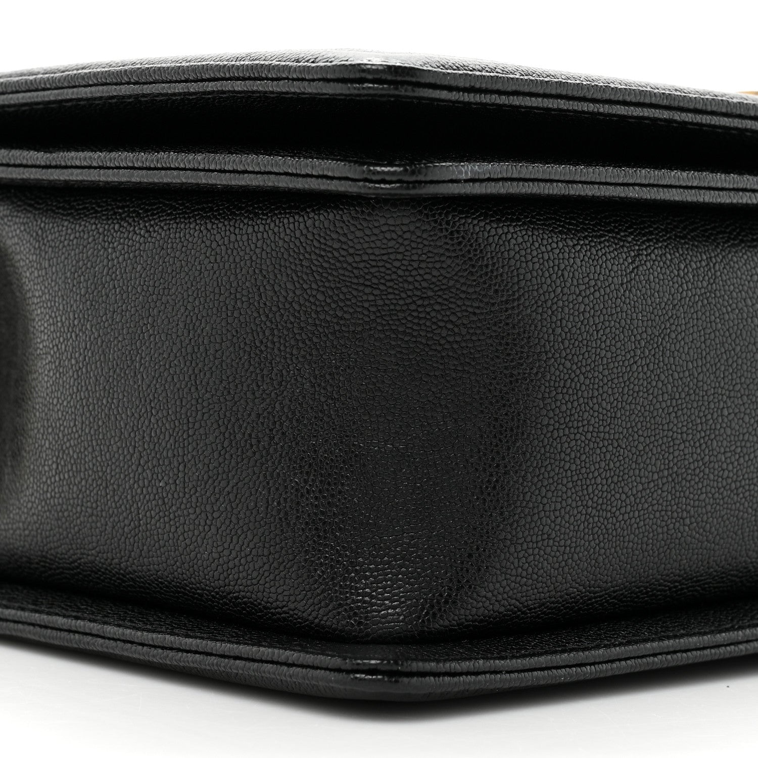 Chanel Caviar Chevron Quilted New Medium Boy Flap Black 9 of 11