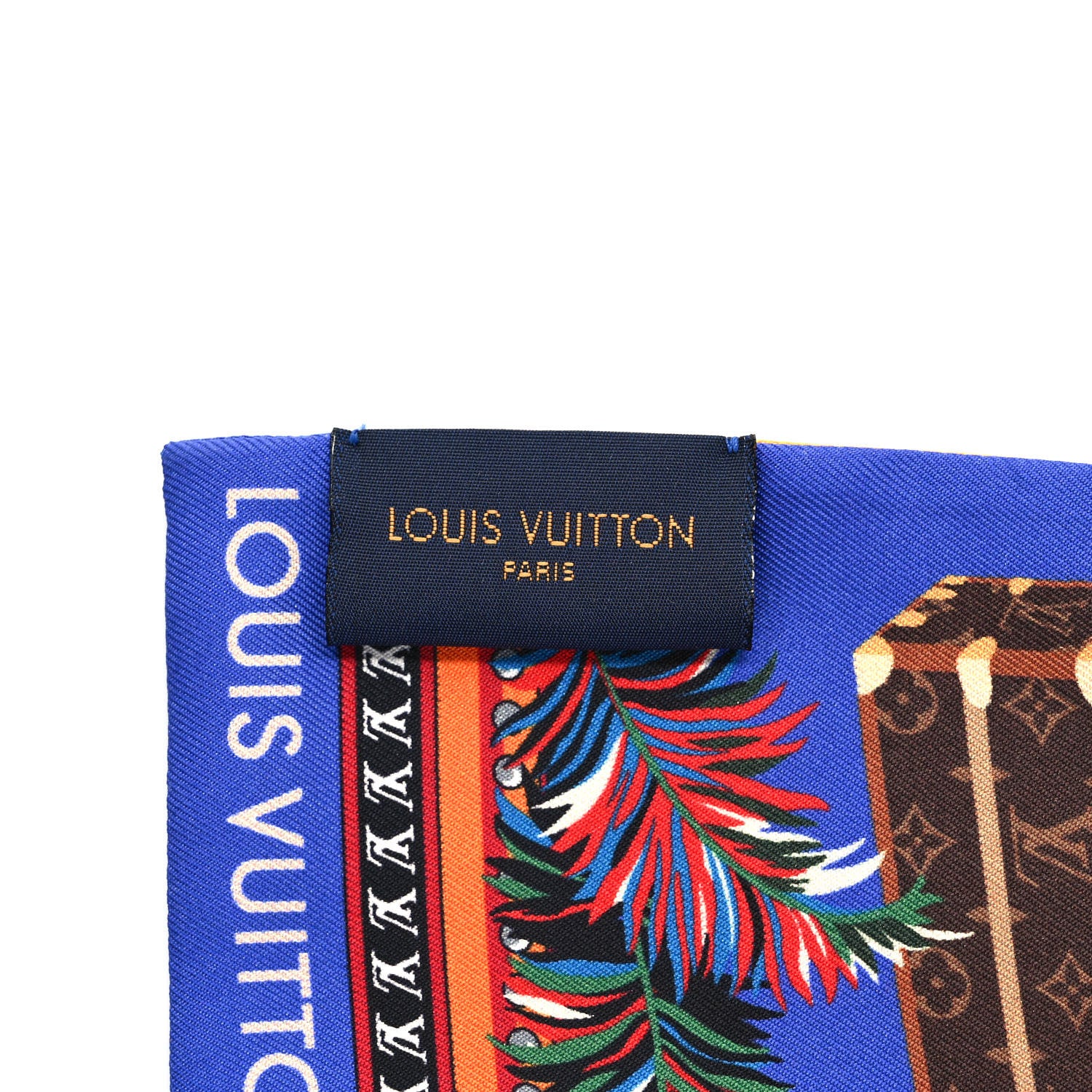 Louis Vuitton Silk Monogram Precious Tiger Bandeau Yellow 3 of 4