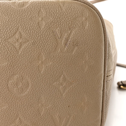 Louis Vuitton Empreinte Monogram Giant Neverfull MM Tourterelle 14 of 15