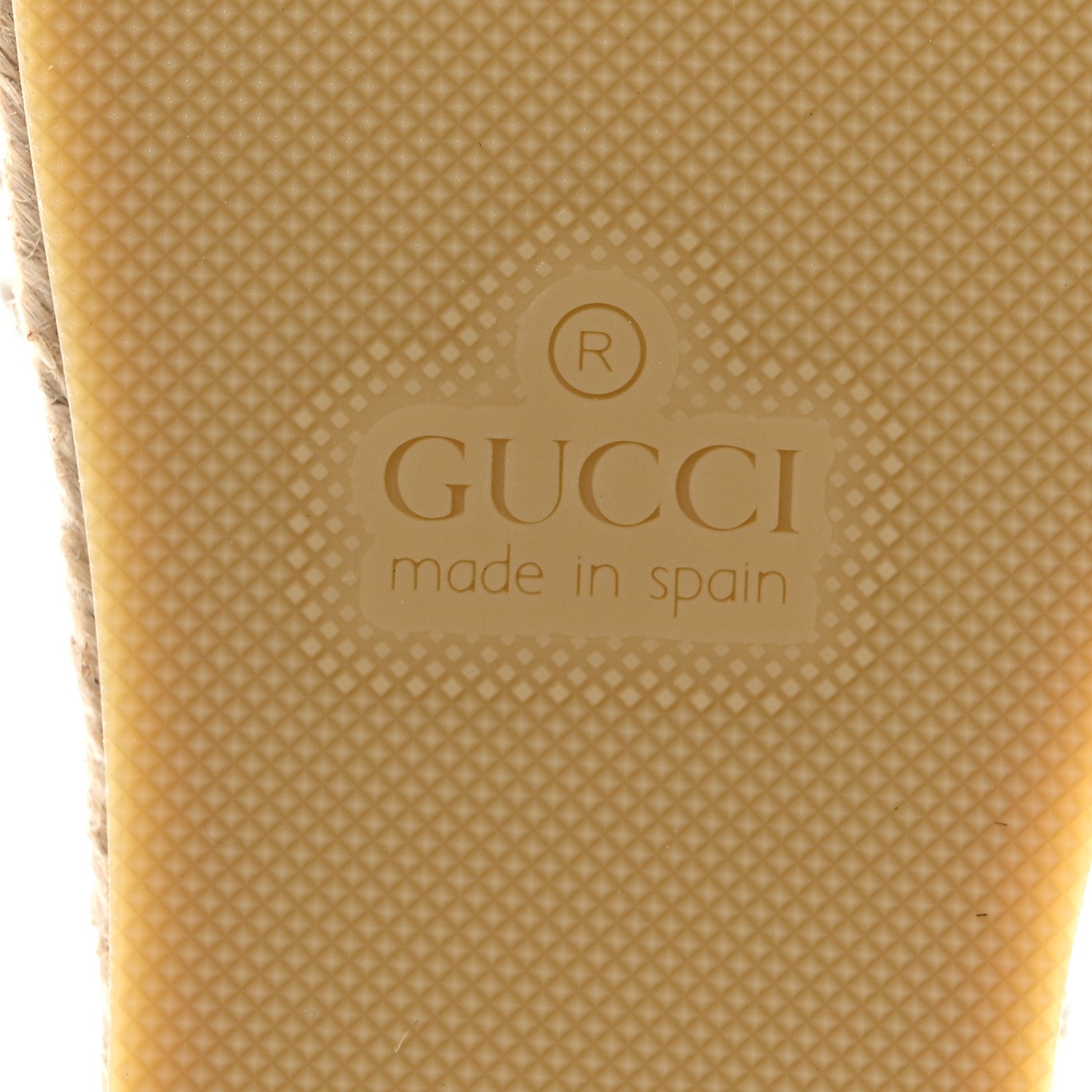 Gucci Lame GG Monogram Ankle Wrap Platform Espadrille Wedges 37 Silver Beige Light Grey 6 of 10