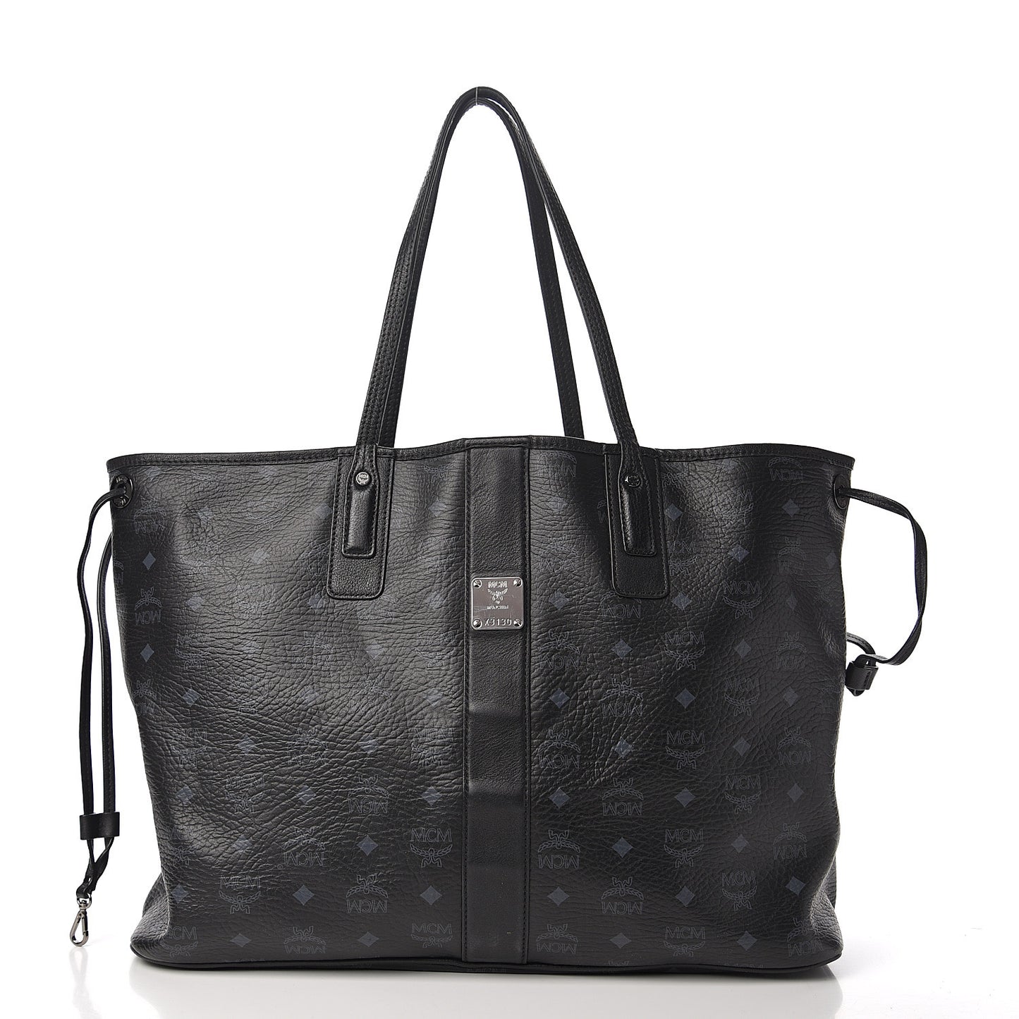 Visetos Large Liz Reversible Shopper Tote Black