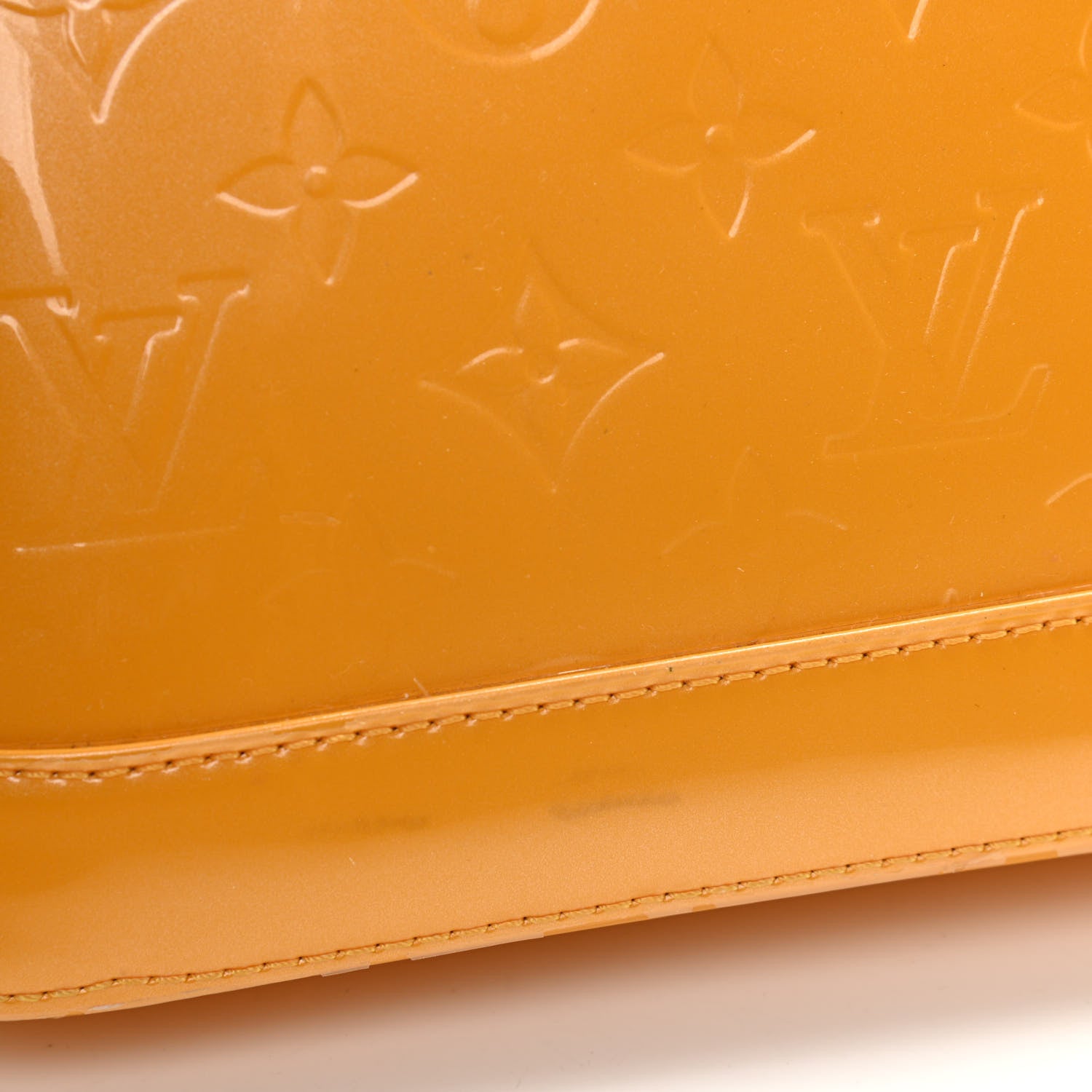 Louis Vuitton Vernis Alma BB Jaune Passion 10 of 10