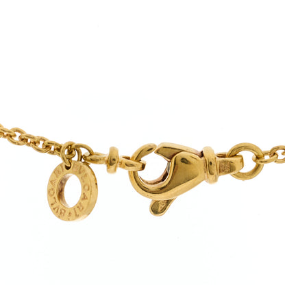 Bulgari 18K Yellow Gold Diamond BVLGARI BVLGARI Pave Pendant Necklace 4 of 5