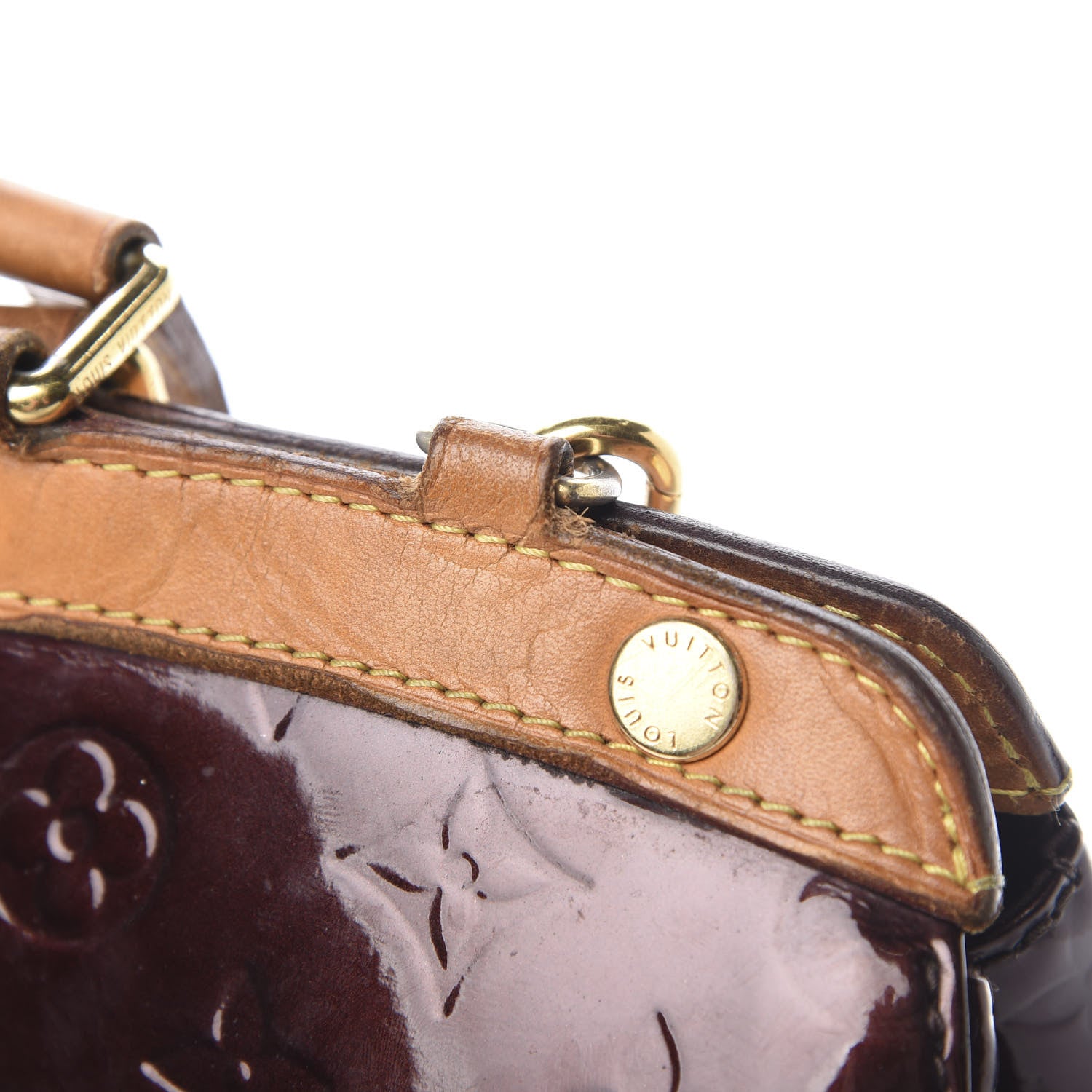 Louis Vuitton Vernis Brea GM Rouge Fauviste 16 of 19