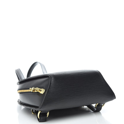 Louis Vuitton Epi Mabillon Backpack Black 4 of 10